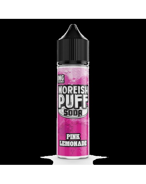 Moreish Puff Soda Pink Lemonade 0mg 50ml Short Fill E-Liquid