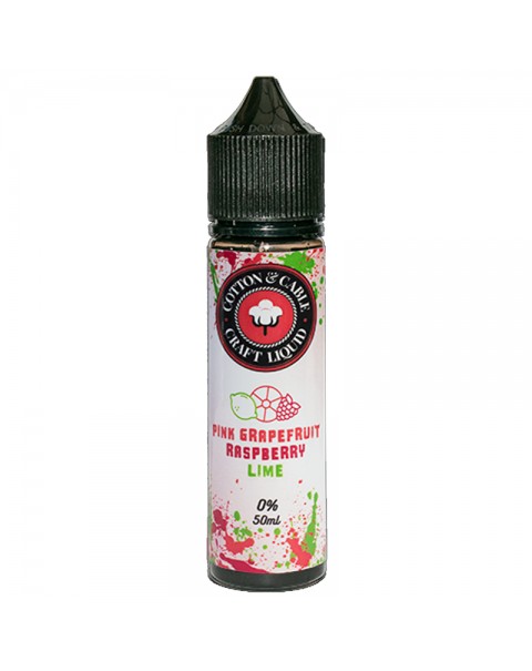 Cotton & Cable Fruits: Pink Grapefruit Raspberry Lime 50ml Short Fill