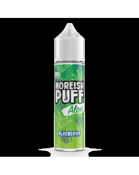 Moreish Puff Aloe Blueberry 0mg 50ml Short Fill E-Liquid