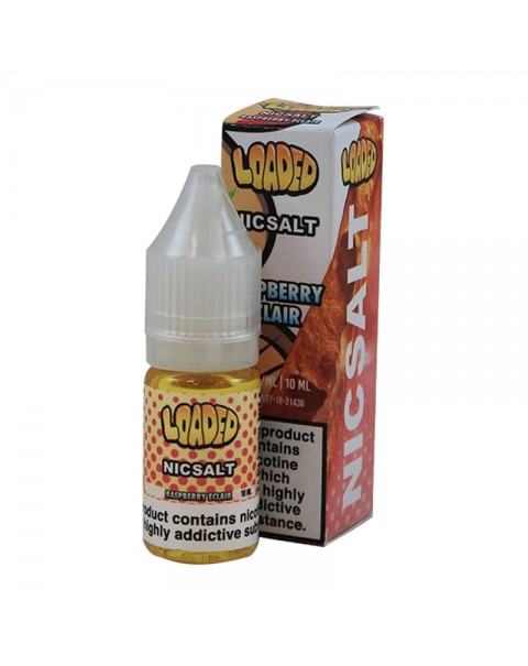 Loaded Nic Salt: Raspberry Eclair 10ml