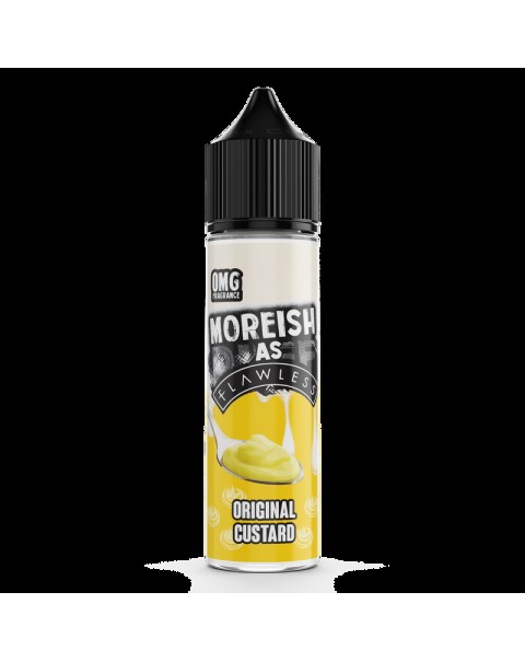 Moreish as Flawless Original Custard 0mg 50ml Short Fill E-Liquid