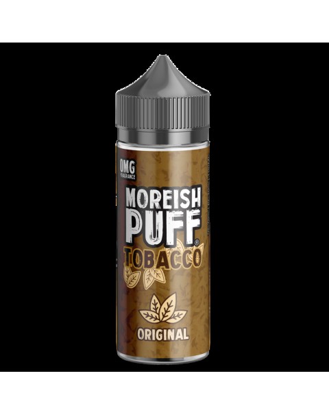 Moreish Puff Tobacco Original 0mg 100ml Short Fill E-Liquid