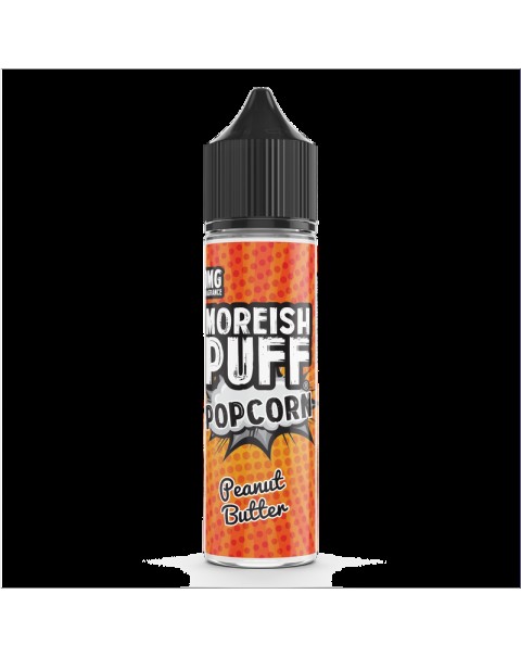 Moreish Puff Popcorn Peanut Butter 0mg 50ml Short Fill E-Liquid