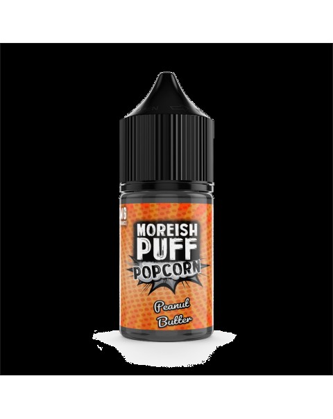 Moreish Puff Popcorn Peanut Butter 0mg 25ml Short Fill E-Liquid