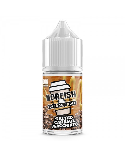 Moreish Puff Brewed Salted Caramel Macchiato 0mg 25ml Short Fill E-Liquid