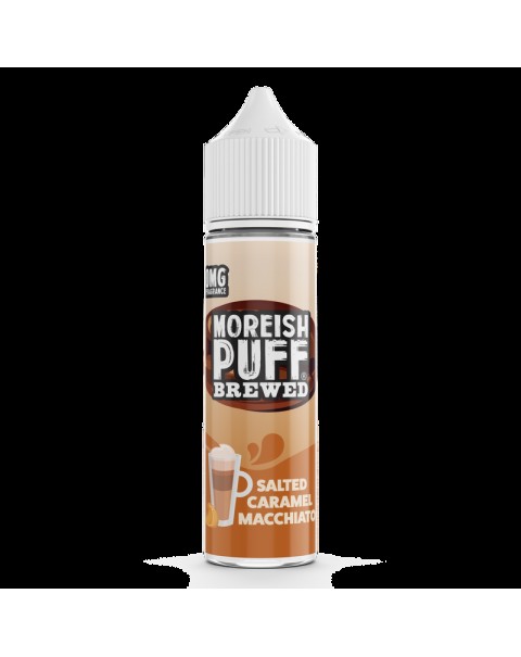 Moreish Puff Brewed Salted Caramel Macchiato 0mg 50ml Short Fill E-Liquid