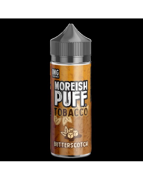 Moreish Puff Tobacco Butterscotch 0mg 100ml Short Fill E-Liquid