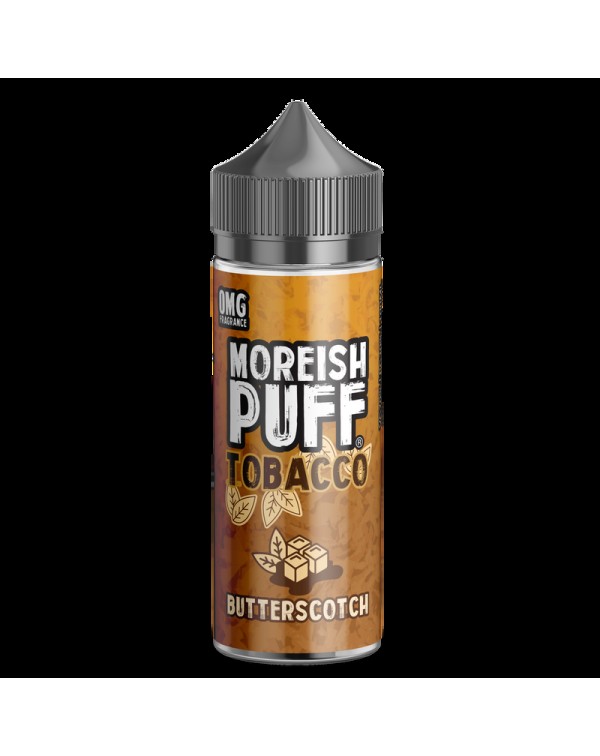 Moreish Puff Tobacco Butterscotch 0mg 100ml Short ...