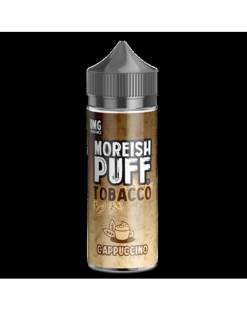 Moreish Puff Tobacco Cappuccino 0mg 100ml Short Fill E-Liquid