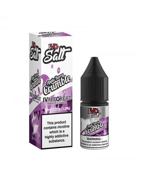 IVG Salt: Apple Berry Crumble E-liquid 10ml