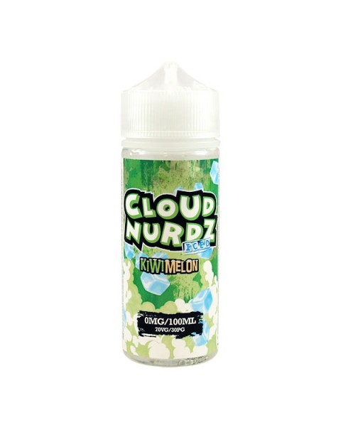 Cloud Nurdz Kiwi Melon Iced 100ml Short Fill