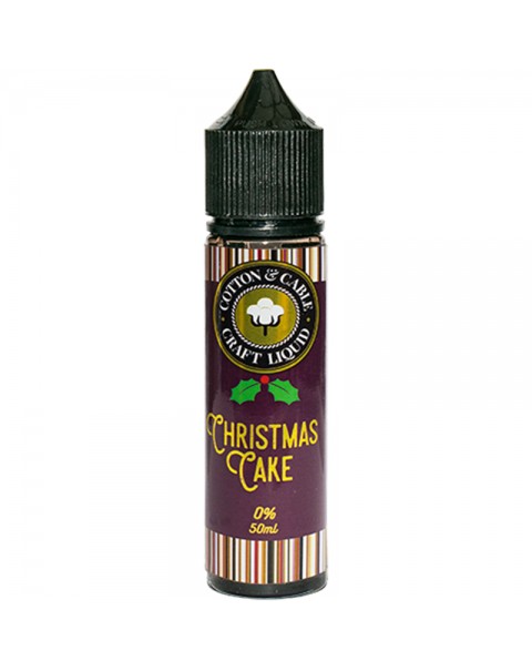 Cotton & Cable Christmas Cake E-Liquid 50ml Short Fill