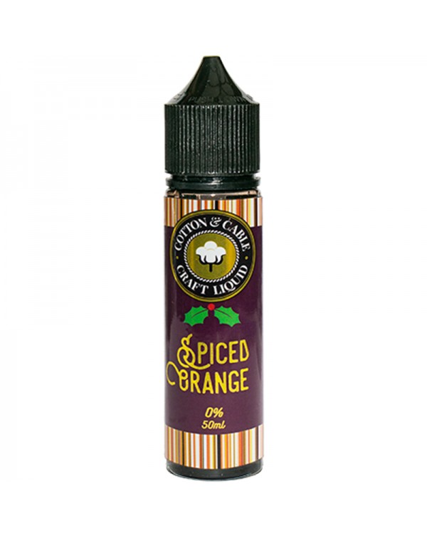 Cotton & Cable Spiced Orange E-Liquid 50ml Sho...