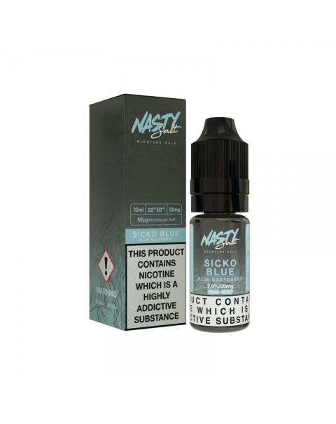 Nasty Juice Nasty Salt: Sicko Blue E-Liquid 10ml