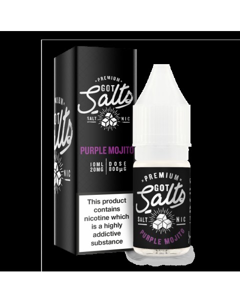 Got Salts: Purple Mojito E-Liquid 10ml 10mg