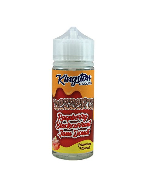 KIngston Raspberry Blackcurrant Jam Donut E-Liquid 100ml Short Fill