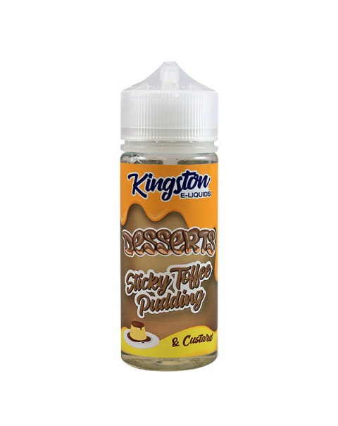 KIngston Sticky Toffee Pudding & Custard E-Liquid 100ml Short Fill