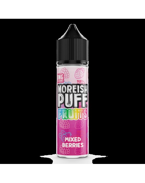 Moreish Puff Fruits Mixed Berries 0mg 50ml Short Fill E-Liquid