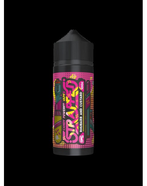 Strapped Rhubarb & Custard E-Liquid 100ml Short Fill