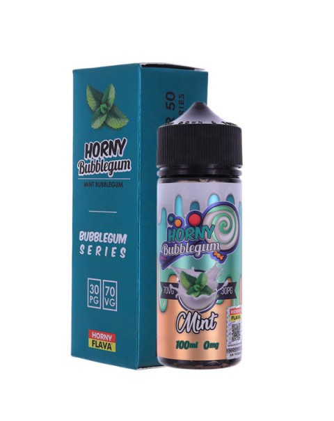 Horny Flava Mint Bubblegum E-liquid 100ml Short Fill