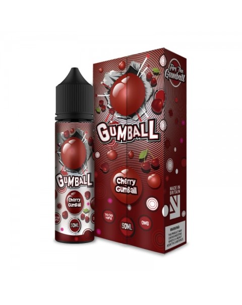 Liquavape Slushie Gumball: Cherry Gumball 50ml Short Fill