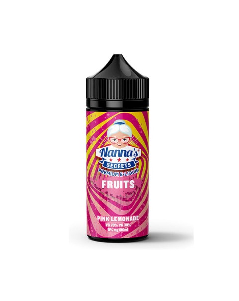 Nanna's Secret Fruits: Pink Lemonade 100ml Short Fill