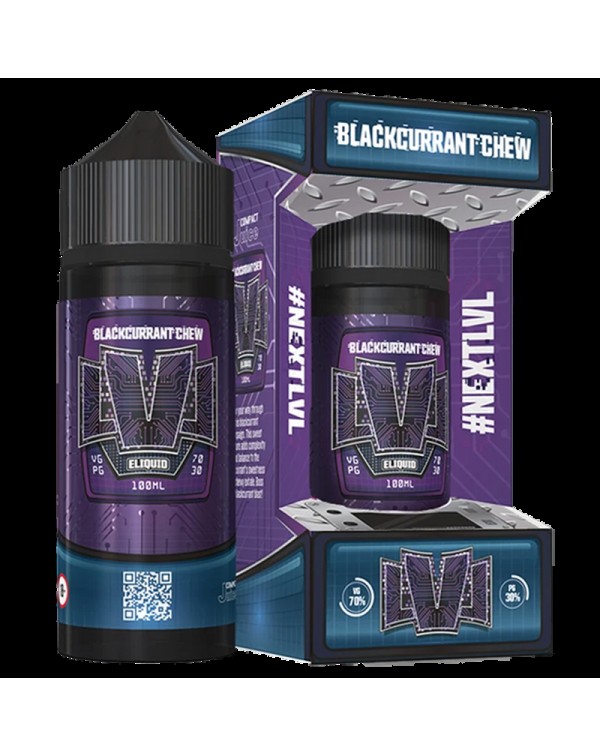 LVL Blackcurrant Chew E-Liquid 100ml Short Fill