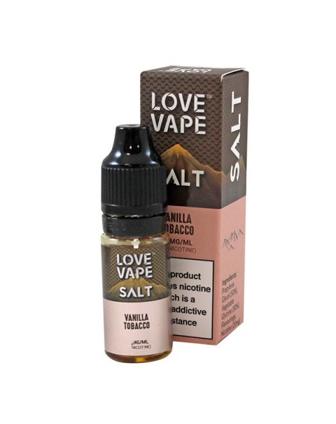 Love Vape Vanilla Tobacco Nic Salt 10ml