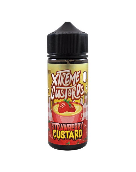 Xtreme Juice Strawberry Custard E-Liquid 100ml Short Fill