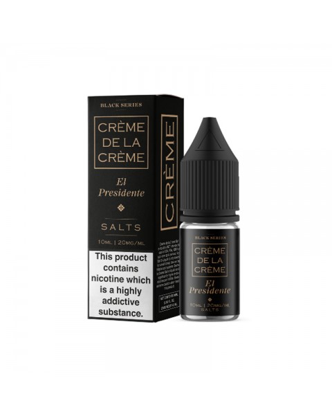 Marina Vape Creme De La Creme: El Presidente Nic Salt 10ml 20mg