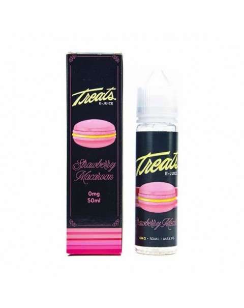 Marina Vape Treats Strawberry Macaron 50ml Short Fill