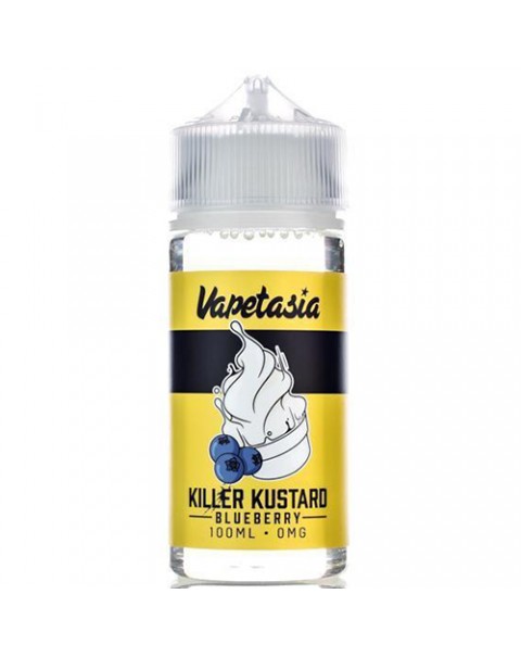 Vapetasia Killer Kustard: Blueberry 100ml Short Fill