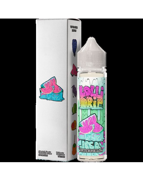 My Vapery Watermelon Iced E-Liquid by Lollidrip 50ml Short Fill