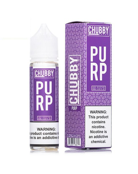 Chubby Bubble Vapes Purp E-Liquid 50ml Short Fill