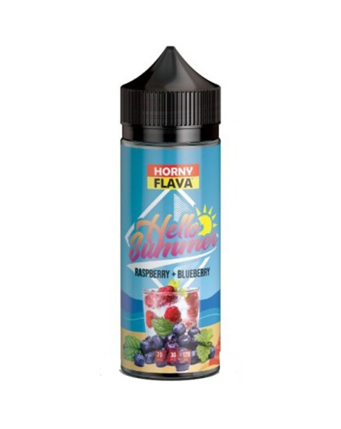 Horny Flava Hello Summer Raspberry Blueberry 100ml Short Fill