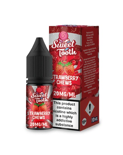 Sweet Tooth Strawberry Chew Salt 10ml