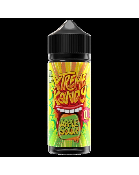 Xtreme Kandy Apple Sour 0mg 100ml Short Fill E-Liquid