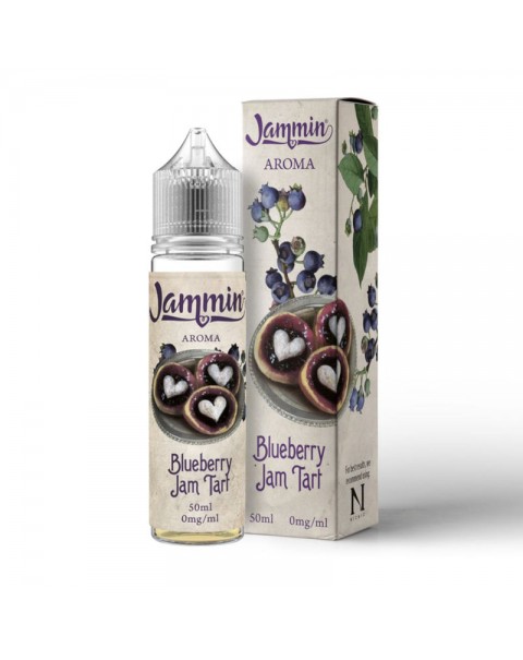 My Vapery Jammin: Blueberry Jam Tart E-Liquid 50ml Short Fill