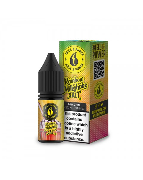 Juice N Power Rainbow Milkshake Salt 11mg 10ml