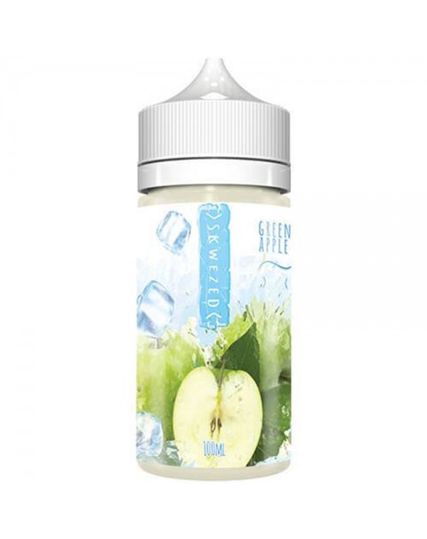 Skwezed Green Apple Ice 0mg 100ml Short Fill E-Liquid