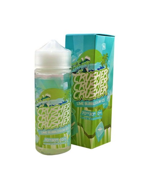 Crusher Bubblelime Ice E-Liquid 100ml Short Fill