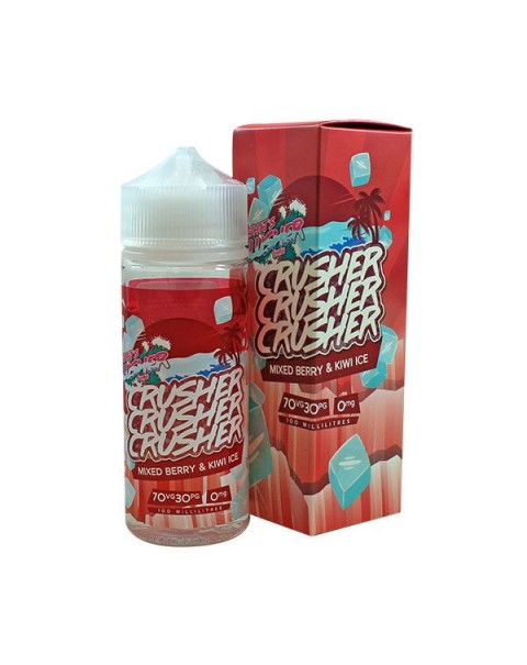 Crusher Mixed Berry & Kiwi Ice E-Liquid 100ml Short Fill