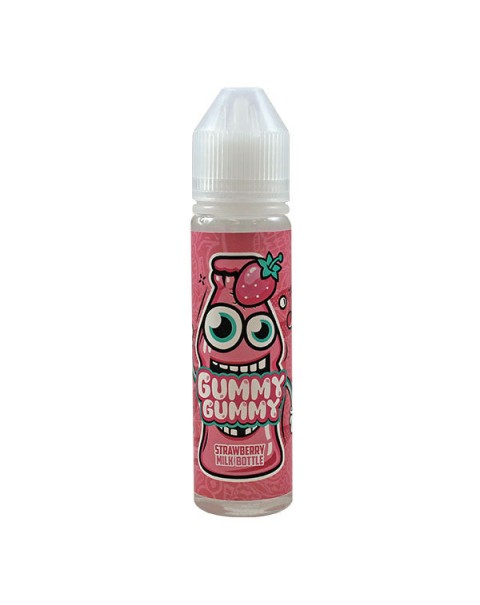 Momo Gummy Gummy Strawberry Milk Bottle 0mg 50ml Short Fill E-Liquid