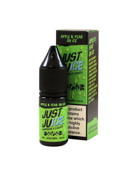 Just Juice 50/50 Apple & Pear On Ice 10ml E-Liquid