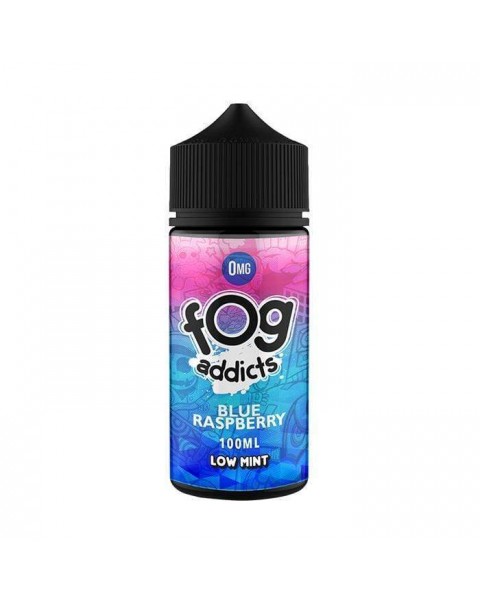 Fog Addicts Blue Raspberry 0mg 100ml Short Fill E-Liquid