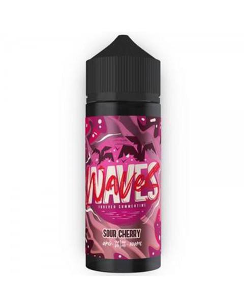 Waves Sour Cherry 0mg 100ml Short Fill E-Liquid