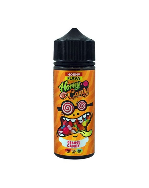 Horny Flava Orange Candy 0mg 100ml Short Fill E-Liquid