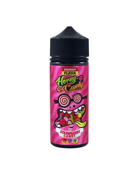 Horny Flava Strawberry Candy 0mg 100ml Short Fill E-Liquid