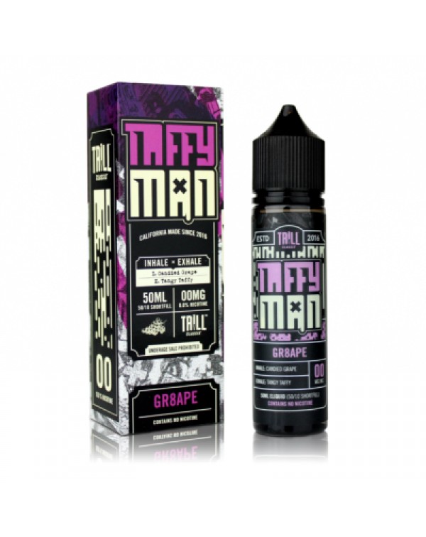 Taffy Man GR8APE 0mg 50ml Short Fill E-Liquid