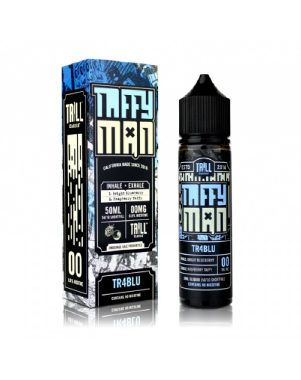 Taffy Man TR4BLU 0mg 50ml Short Fill E-Liquid